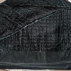 NWT🌷HOTEL COLLECTION - VELVET🌷Midnight blue velvet bedspread quilt 88x92 queen